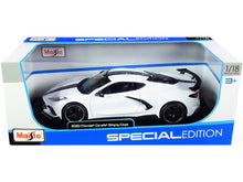 Maisto Chevrolet Corvette Stingray High Wing 2020 Coupe White