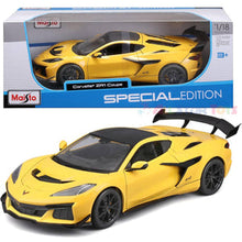 Maisto Corvette ZR1 Coupe 1:24 Yellow Die-Cast Model - Wild Willy