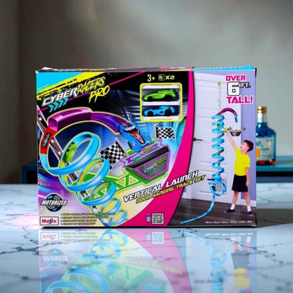 Maisto Cyber Racers Twin Cars Door hoop Track Set - Wild Willy