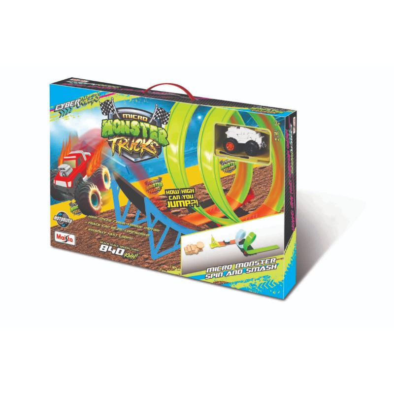 Maisto Cyber Racers Micro Monster Spin & Smash Circuit - Wild Willy