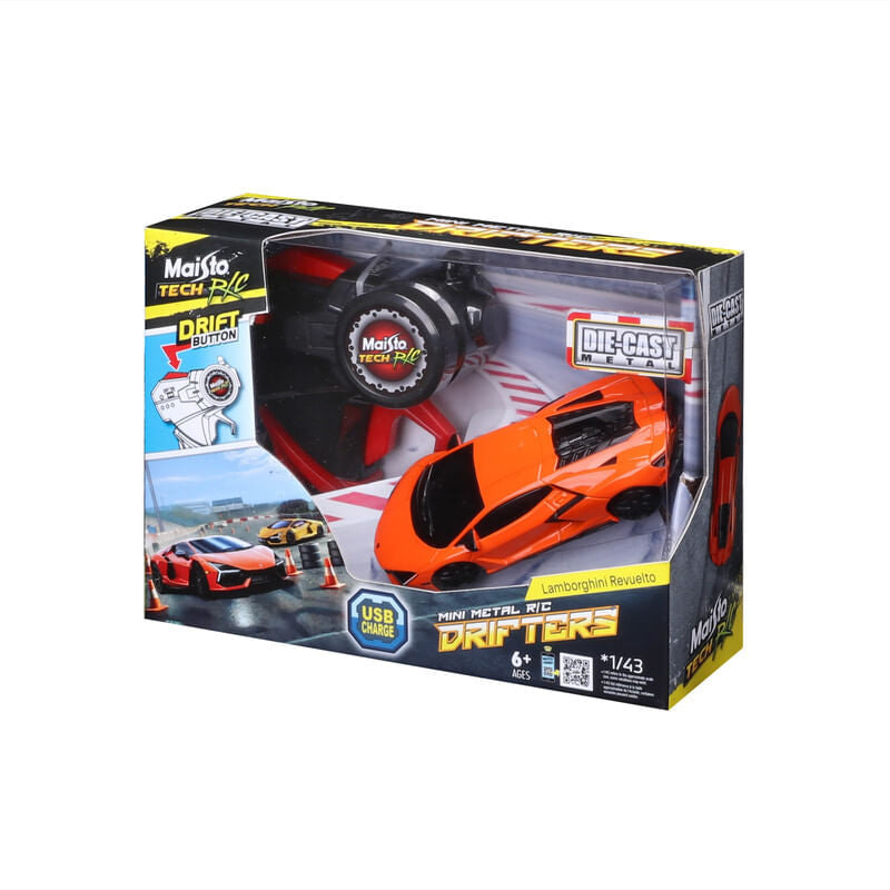 MAISTO TECH LAMBORGHINI REVUELTO DRIFT CAR 2.4Ghz RADIO CONTROLE - DIECAST BODY 1:43 - Wild Willy