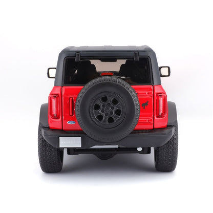 Maisto Ford Bronco Wildtrak 2 Door Version Red 1:18 Diecast Model Car - Wild Willy