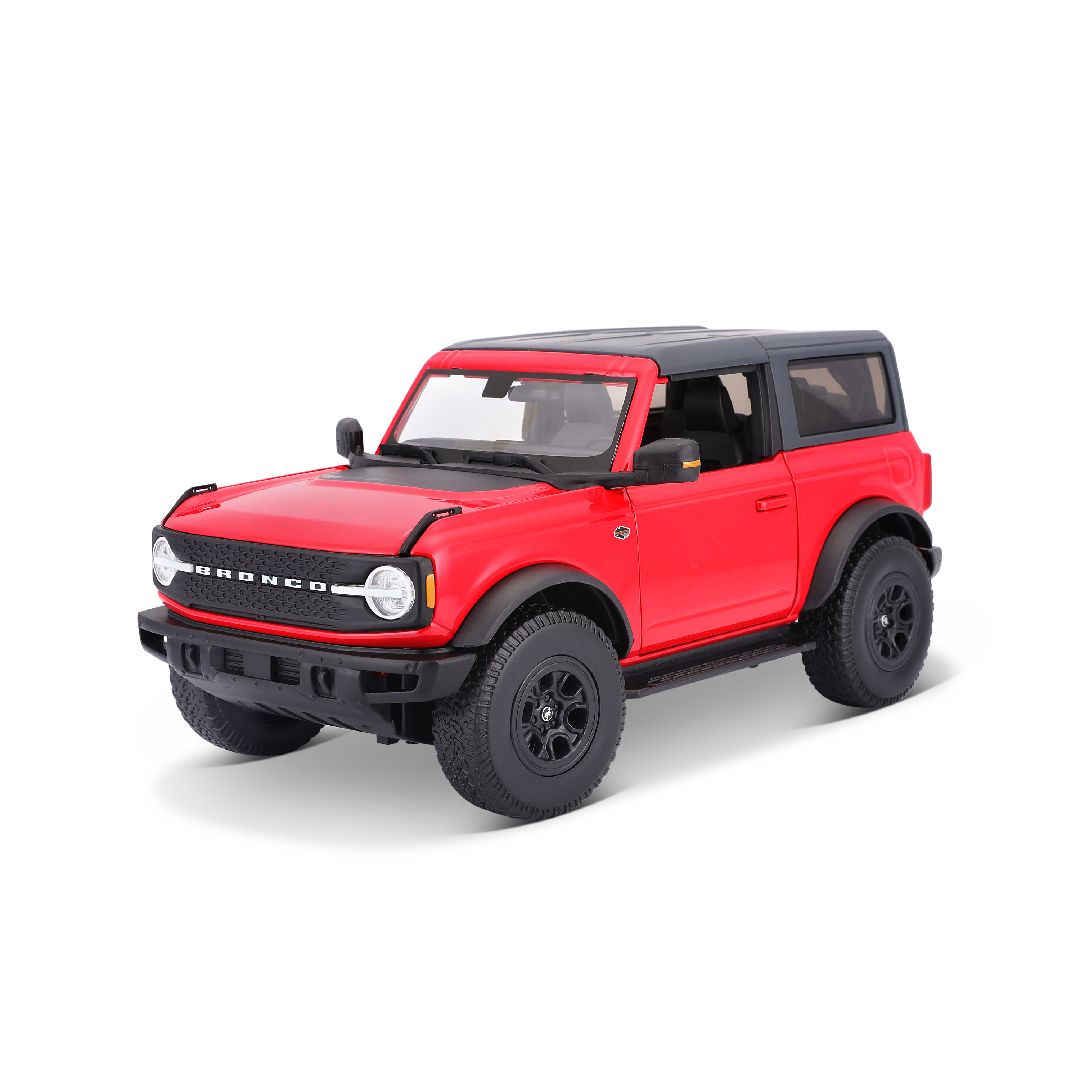 Maisto Ford Bronco Wildtrak 2 Door Version Red 1:18 Diecast Model Car - Wild Willy