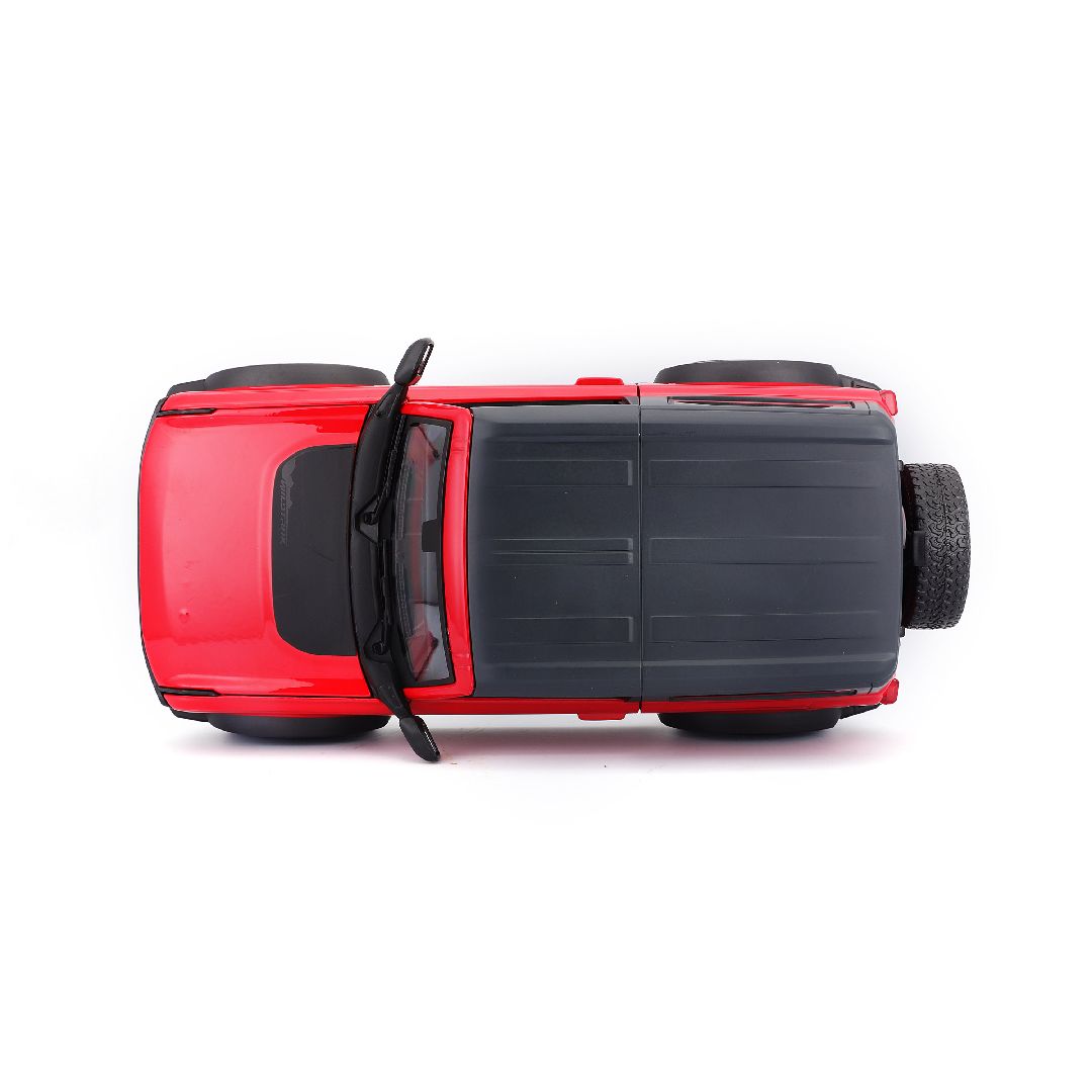 Maisto Ford Bronco Wildtrak 2 Door Version Red 1:18 Diecast Model Car - Wild Willy