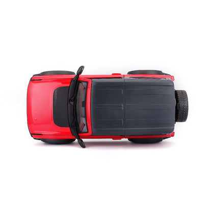 Maisto Ford Bronco Wildtrak 2 Door Version Red 1:18 Diecast Model Car - Wild Willy