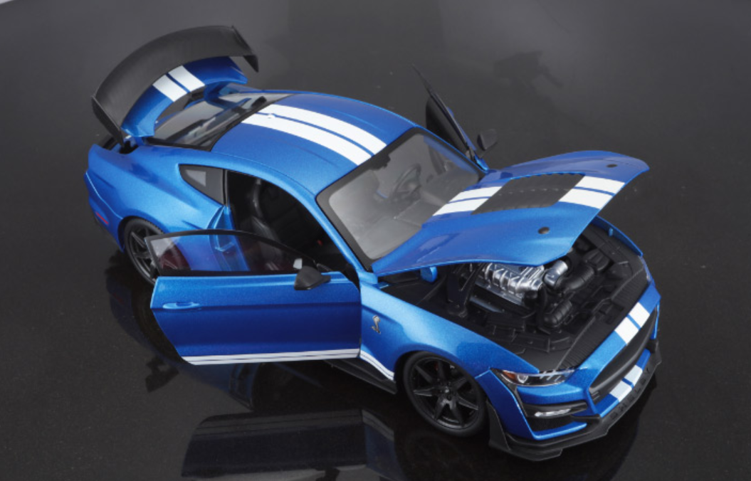 Maisto Ford Mustang Shelby GT500 2020 1:18 Blue - Wild Willy