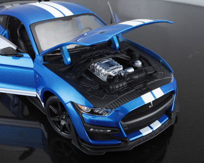 Maisto Ford Mustang Shelby GT500 2020 1:18 Blue - Wild Willy