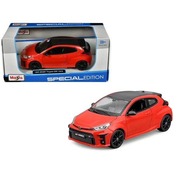 Maisto Toyota GR Yaris Red - 1:24 Diecast Model Car - Wild Willy