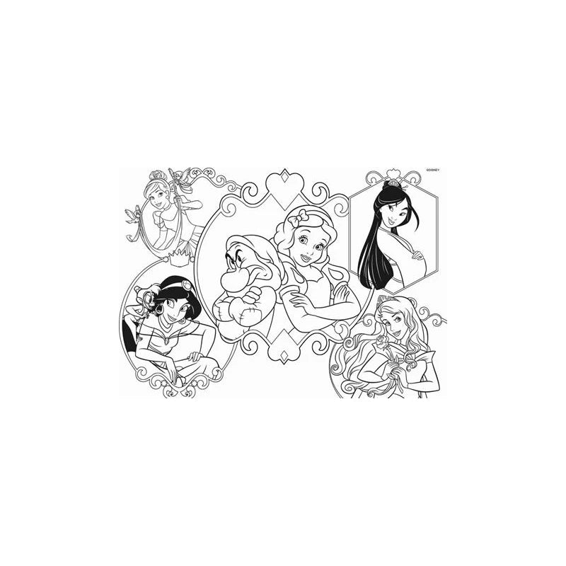 Maxi Floor Disney Princess Puzzle  2x24 pcs 50x35 cm - Wild Willy