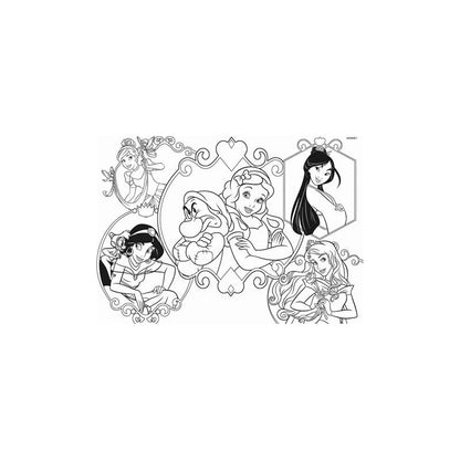 Maxi Floor Disney Princess Puzzle  2x24 pcs 50x35 cm - Wild Willy