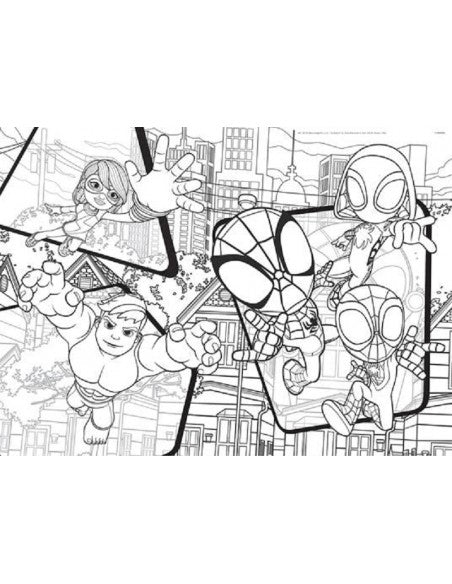 Maxi Floor Disney Spidey Amazing Friends  Puzzle 24 pcs 70x50 cm - Wild Willy