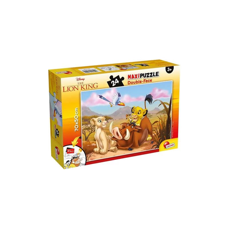 Maxi Floor Disney The Lion King 24 Pcs 70x50 cm Puzzle - Wild Willy