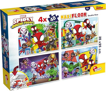 Maxi Floor Marvel Spidey and Friends 2x24 pcs 50x35 cm Puzzle - Wild Willy