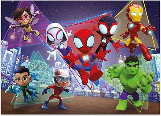 Maxi Floor Marvel Spidey and Friends 2x24 pcs 50x35 cm Puzzle - Wild Willy