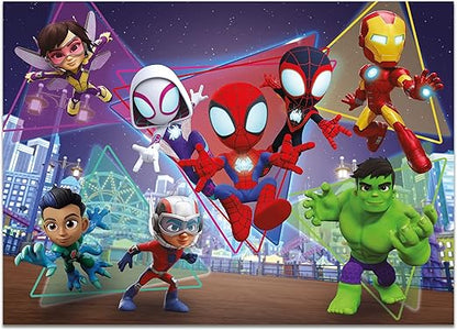 Maxi Floor Marvel Spidey and Friends 2x24 pcs 50x35 cm Puzzle - Wild Willy