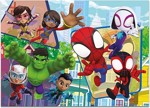 Maxi Floor Marvel Spidey and Friends 2x24 pcs 50x35 cm Puzzle - Wild Willy