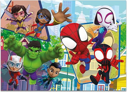 Maxi Floor Marvel Spidey and Friends 2x24 pcs 50x35 cm Puzzle - Wild Willy