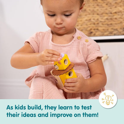 Melissa & Doug Blockables Safari Play Set 34pcs