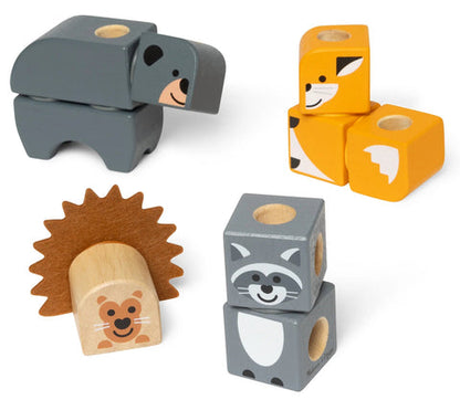 Melissa & Doug Blockables Woodland Friends Playset