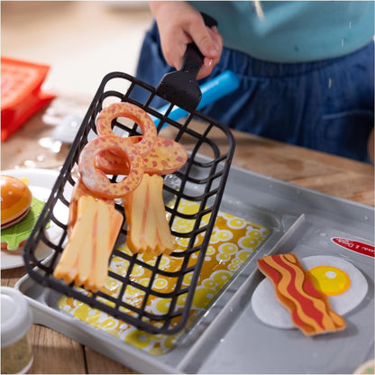 Melissa & Doug Flip & Fry Grill Play Set Color Reveal