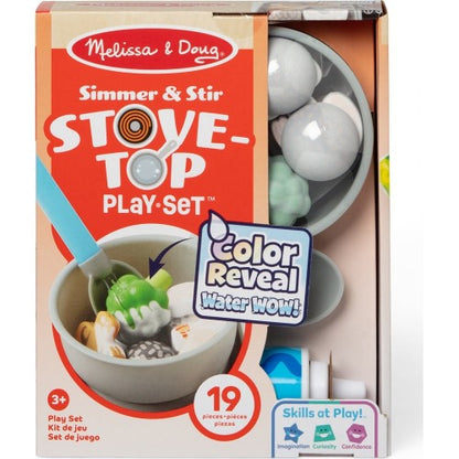 Melissa & Doug Simmer & Stir Stove Top Play Set Color Reveal