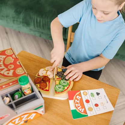 Melissa & Doug Top & Bake Pizza Counter Play Set