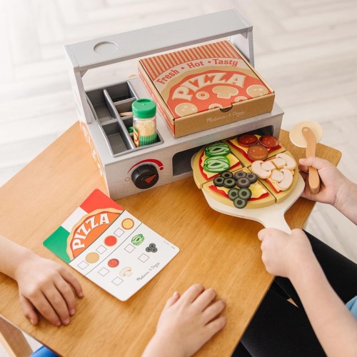 Melissa & Doug Top & Bake Pizza Counter Play Set