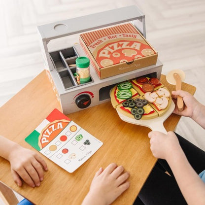 Melissa & Doug Top & Bake Pizza Counter Play Set