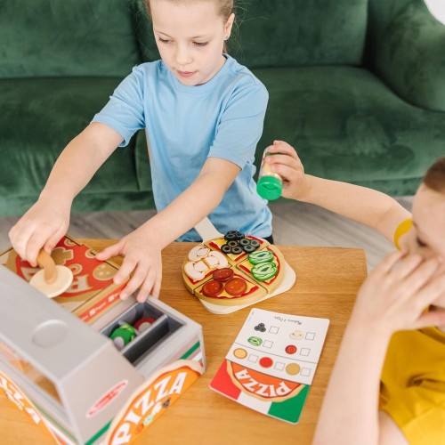 Melissa & Doug Top & Bake Pizza Counter Play Set