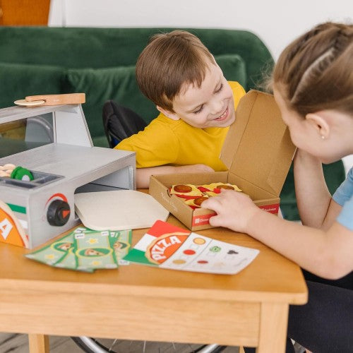 Melissa & Doug Top & Bake Pizza Counter Play Set