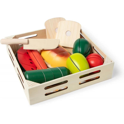 Melissa & Doug Wooden Cutting Food Play Set - Wild Willy