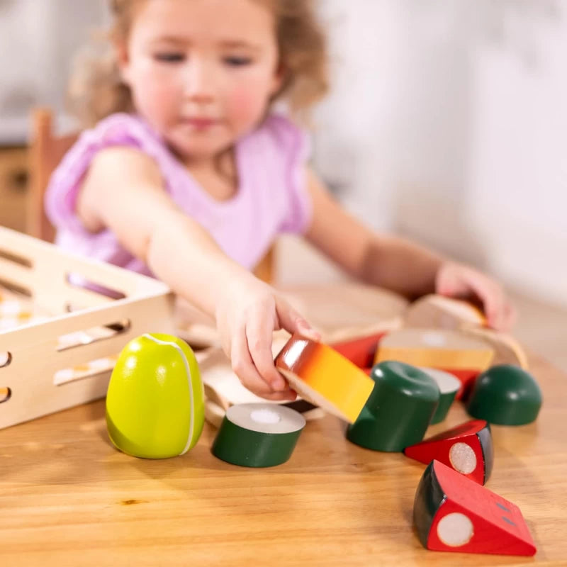 Melissa & Doug Wooden Cutting Food Play Set - Wild Willy