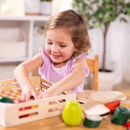 Melissa & Doug Wooden Cutting Food Play Set - Wild Willy