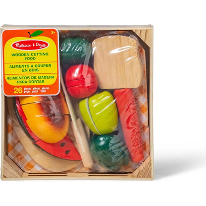 Melissa & Doug Wooden Cutting Food Play Set - Wild Willy
