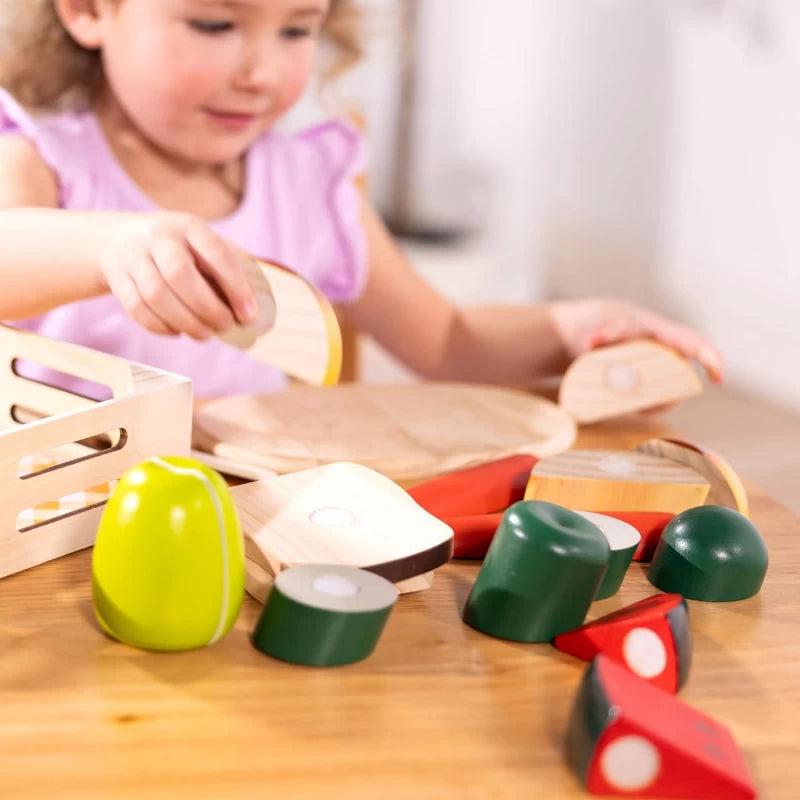 Melissa & Doug Wooden Cutting Food Play Set - Wild Willy