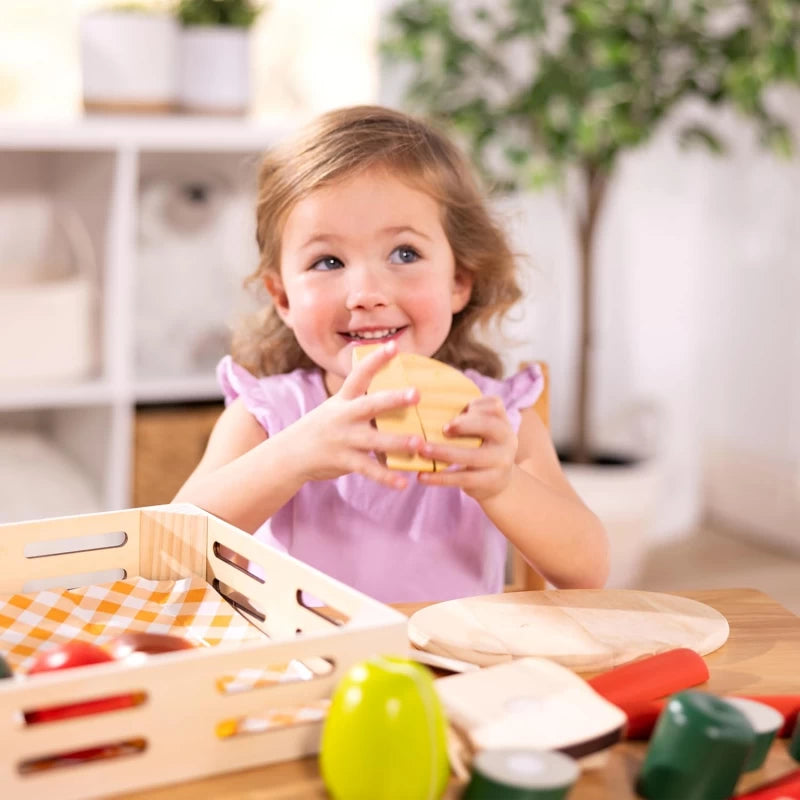Melissa & Doug Wooden Cutting Food Play Set - Wild Willy