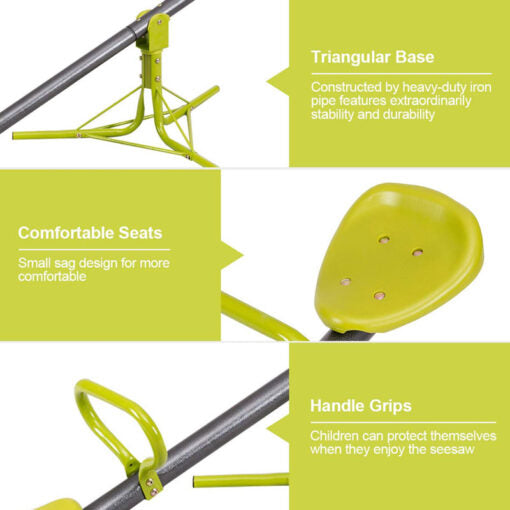 Metal Seesaw 360 Rotation 200*67*70 cm - Wild Willy