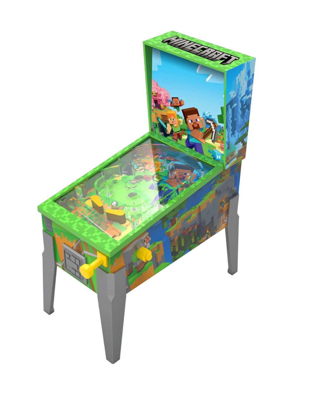 Minecraft Mini Arcade Pinball Machine - Wild Willy