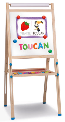 Montessori Grand Tableau Double Face Magnetique En Bois 3-6 ans - Wild Willy