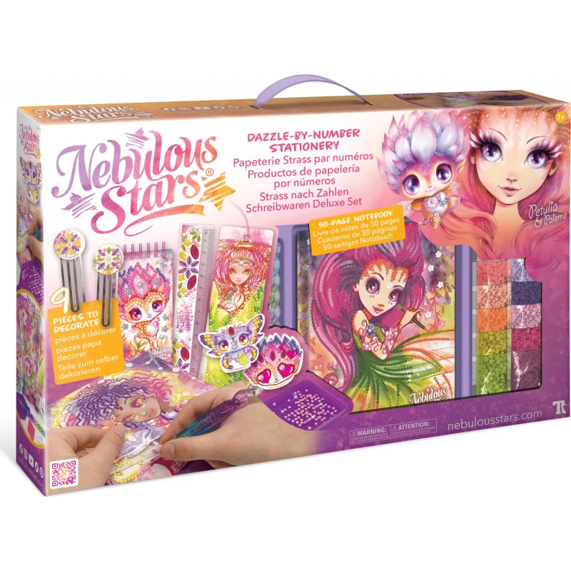 Nebulous Stars Dazzle By Number Stationery Set