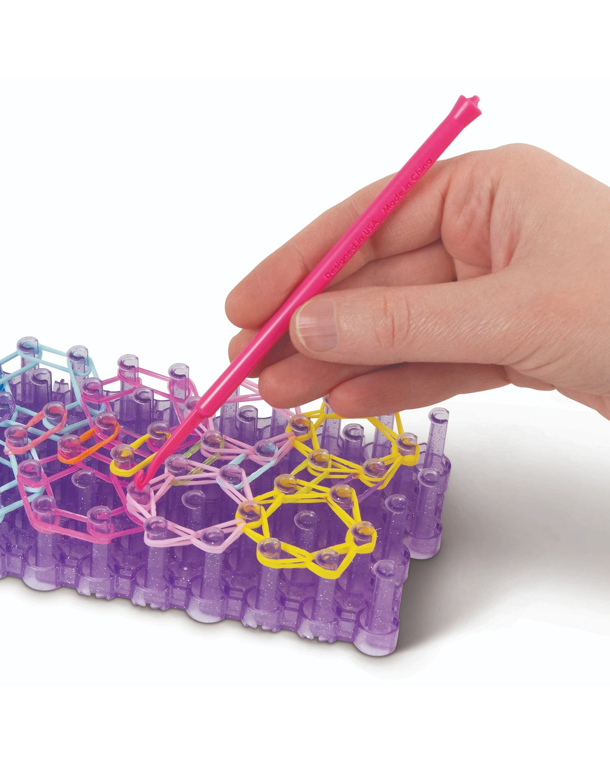 Nebulous Stars Rainbow Loom Bracelet Making Kit with 3200 Rubber Bands, 2 Auto Looms & 2 Mighty Looms - Wild Willy