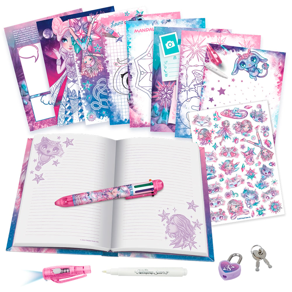 Nebulous Stars Secret Diary 216 Pages - Estrelia - Wild Willy