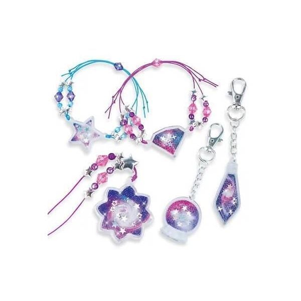 Nebulous Stars Purple Jewelry Set