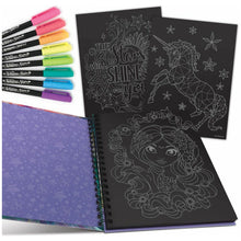 Nebulous Stars Black Coloring Book