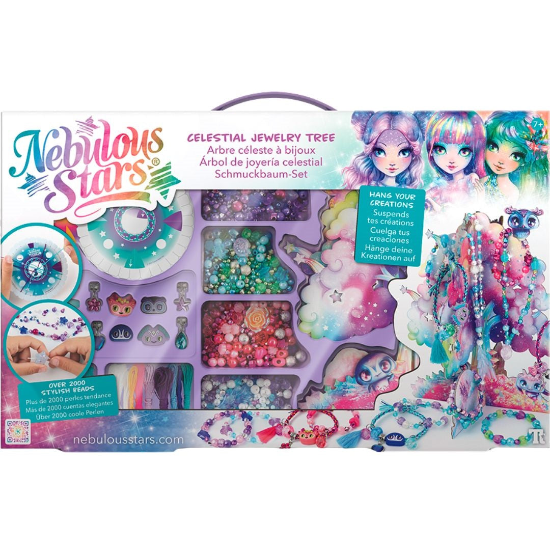 Nebulous Stars Celestial Jewelry Tree with 2000 Stylish Beads