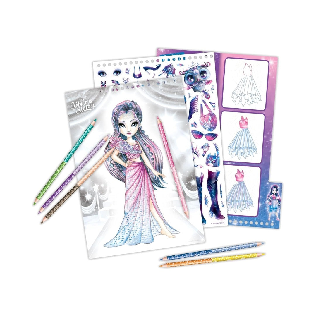 Nebulous Stars Fashion Sketchbook