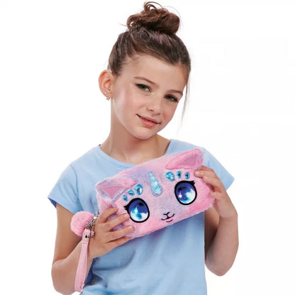 Nebulous Stars Fuzzy Fashion Beauty Bag - Stella - Wild Willy