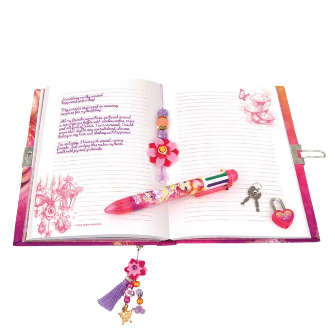 Nebulous Stars Pink Secret Diary with 200 Pages and 44 Activities
