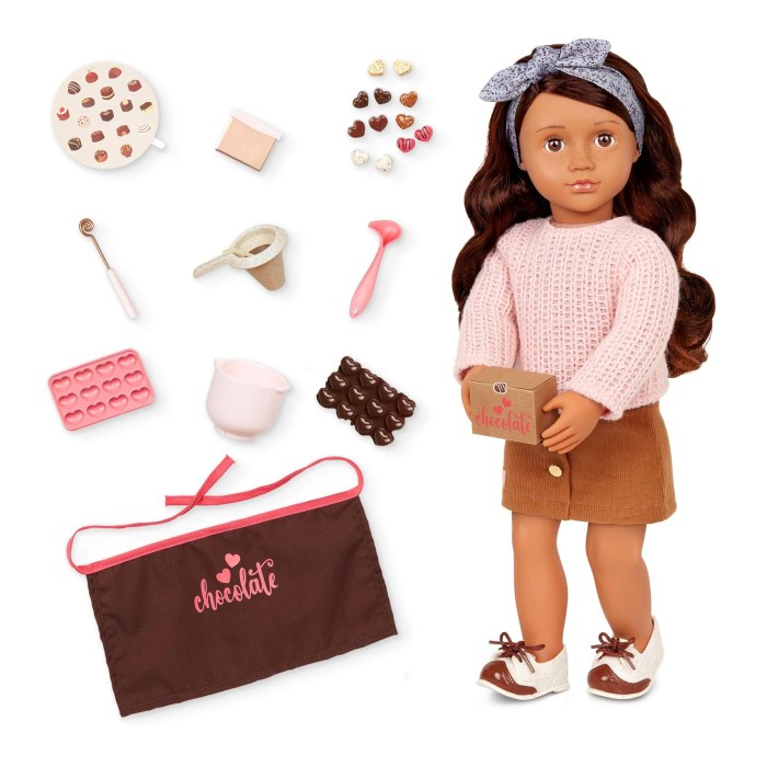 OUR GENERATION Coco Deluxe Chocolate Doll