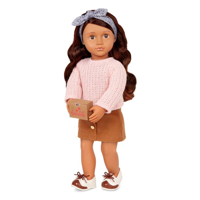 OUR GENERATION Coco Deluxe Chocolate Doll